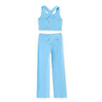 FlipZy - Turquoise Blue Yoga 2 pc Set