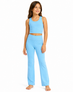 FlipZy - Turquoise Blue Yoga 2 pc Set