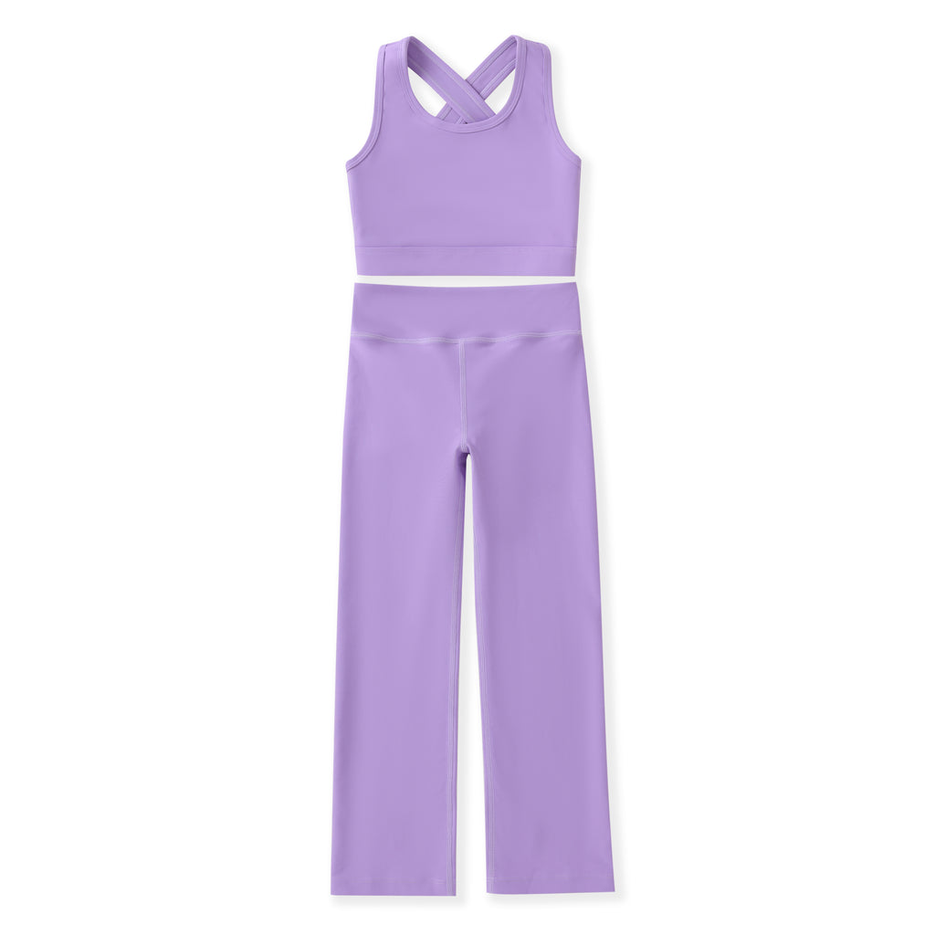 FlipZy - Purple Yoga 2 pc Set