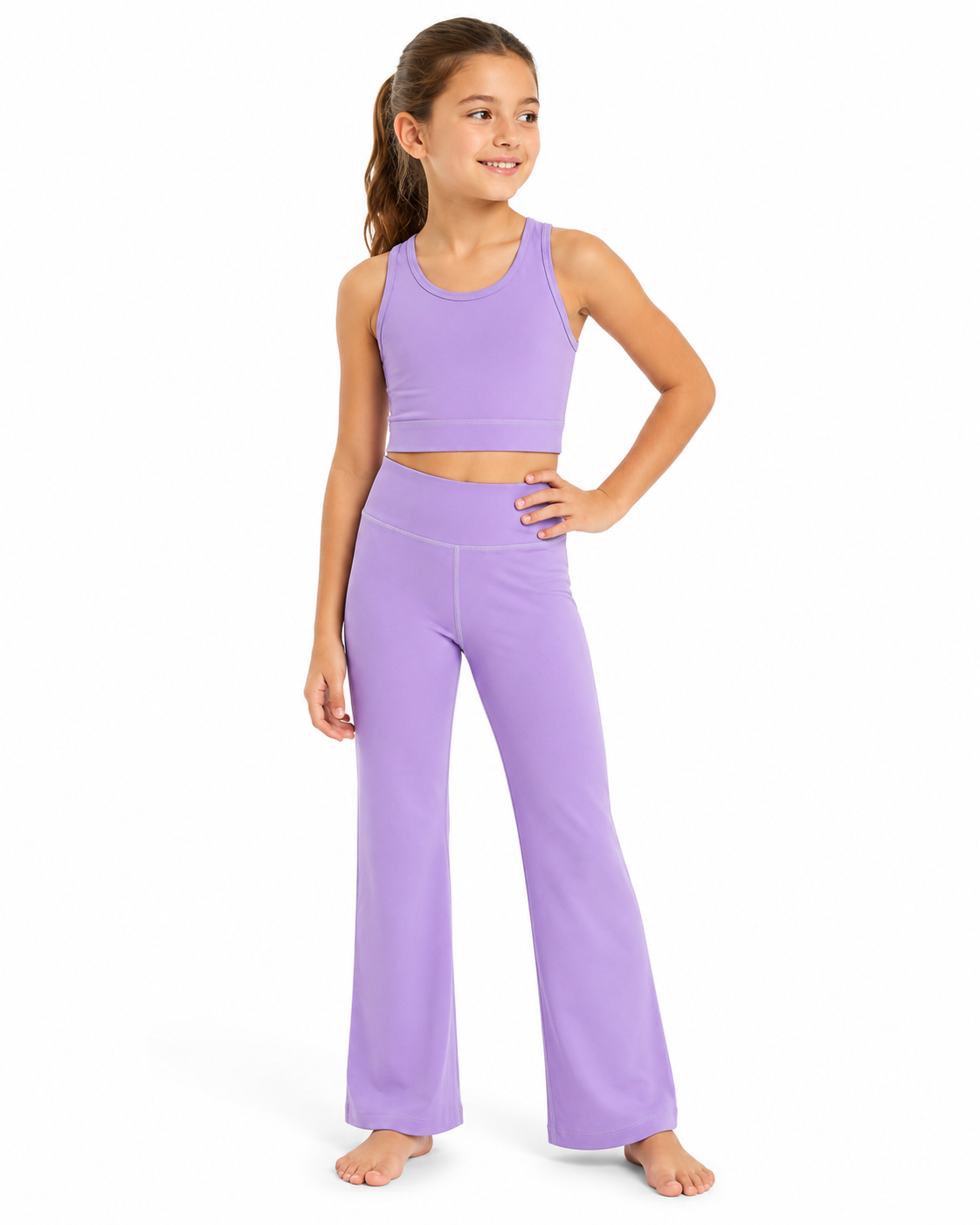 FlipZy - Purple Yoga 2 pc Set