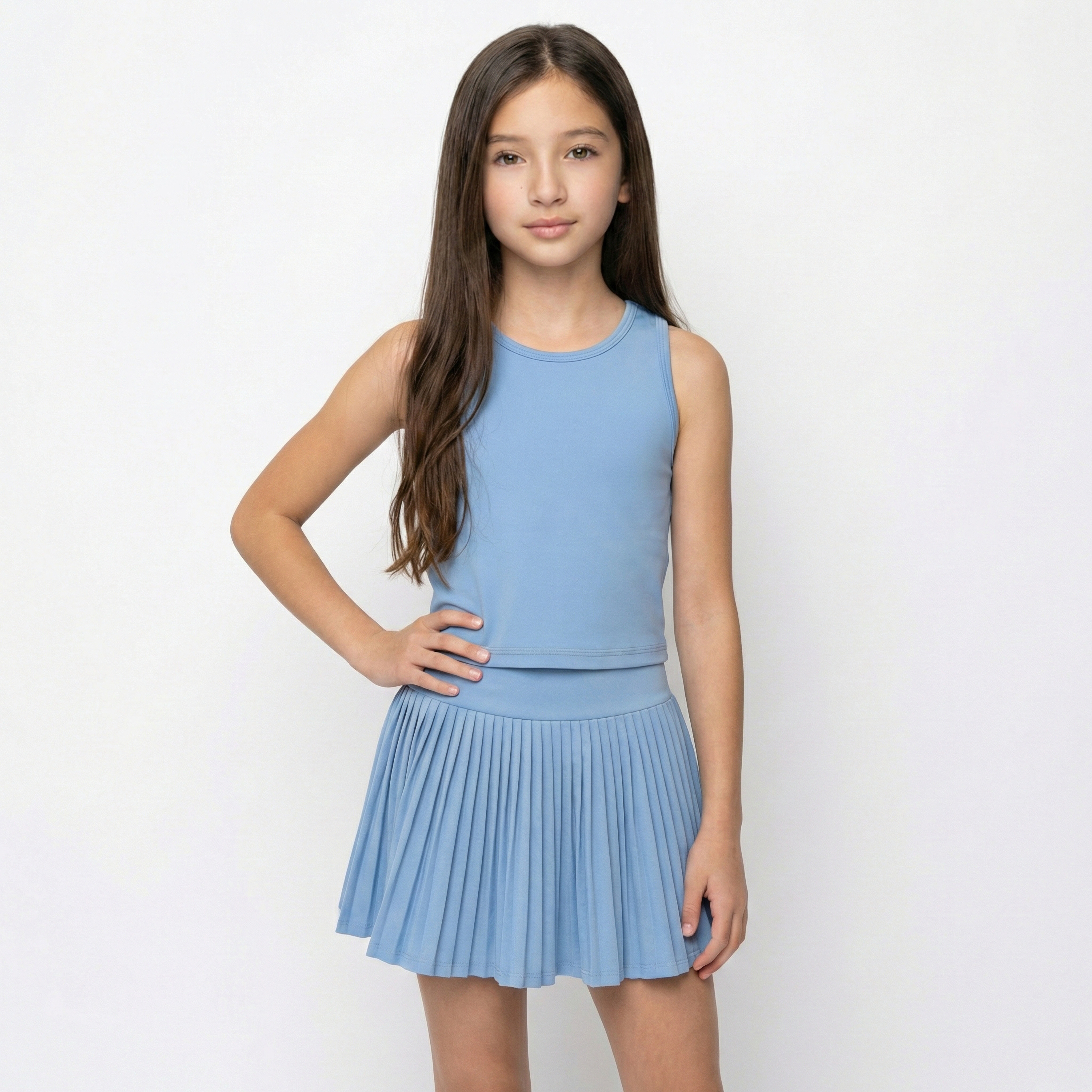 FlipZy - Solid Blue Tank Top