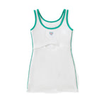 FlipZy - White/Green Tennis Dress