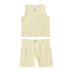 FlipZy - Yellow Yoga Tee and Shorts Set