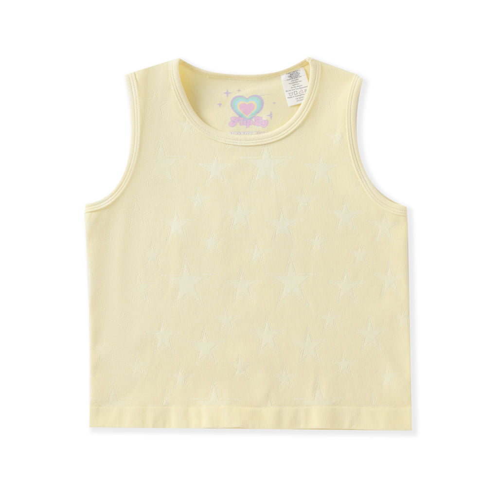 FlipZy - Yellow Yoga Tee and Shorts Set
