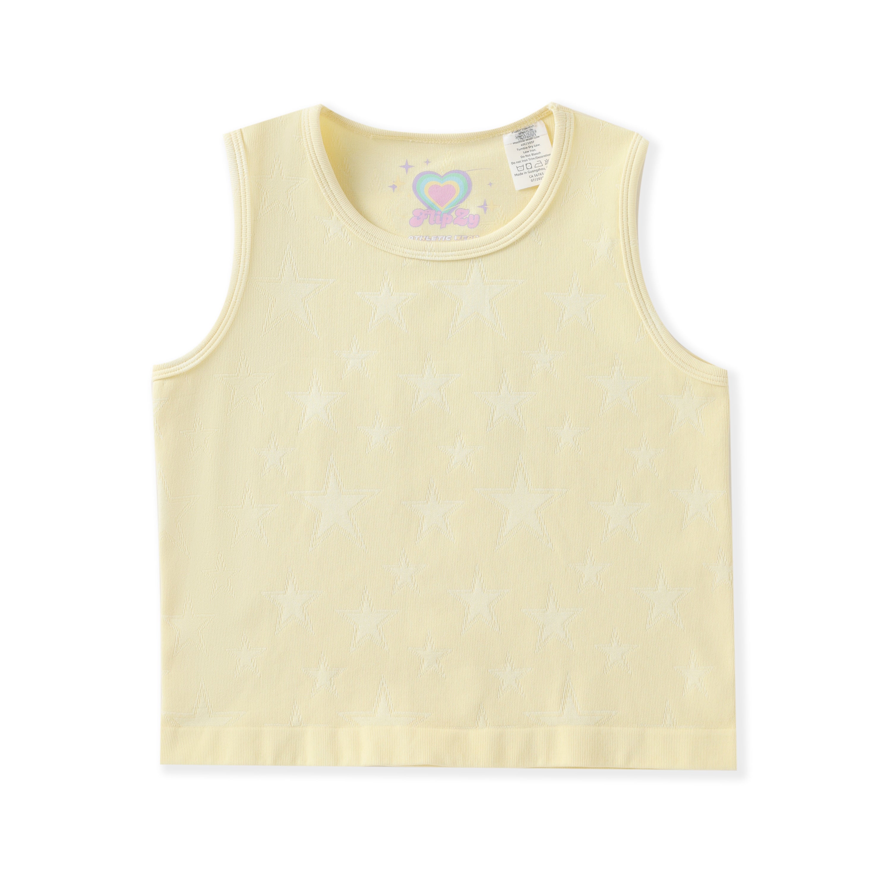 FlipZy - Yellow Yoga Tee and Shorts Set
