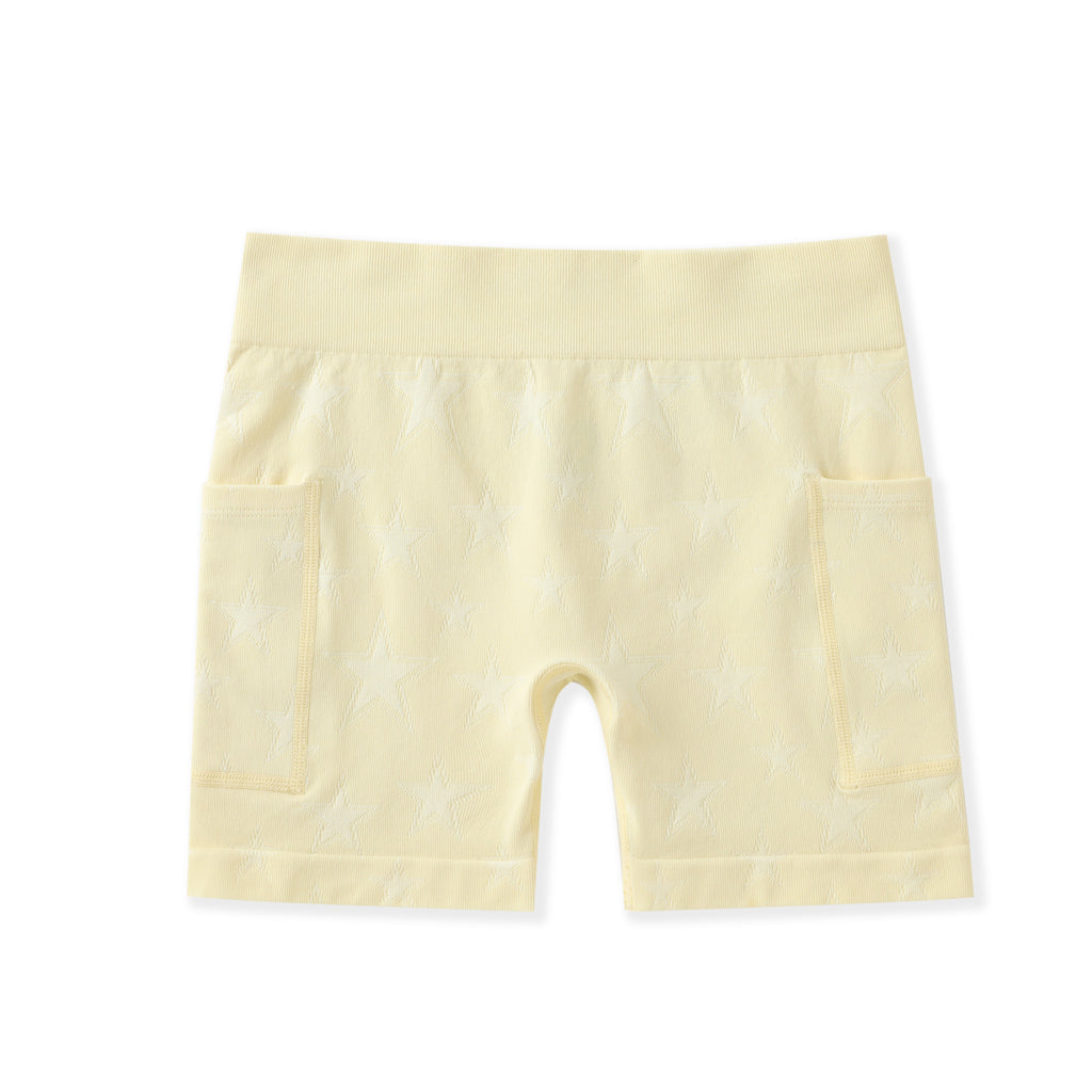 FlipZy - Yellow Yoga Tee and Shorts Set