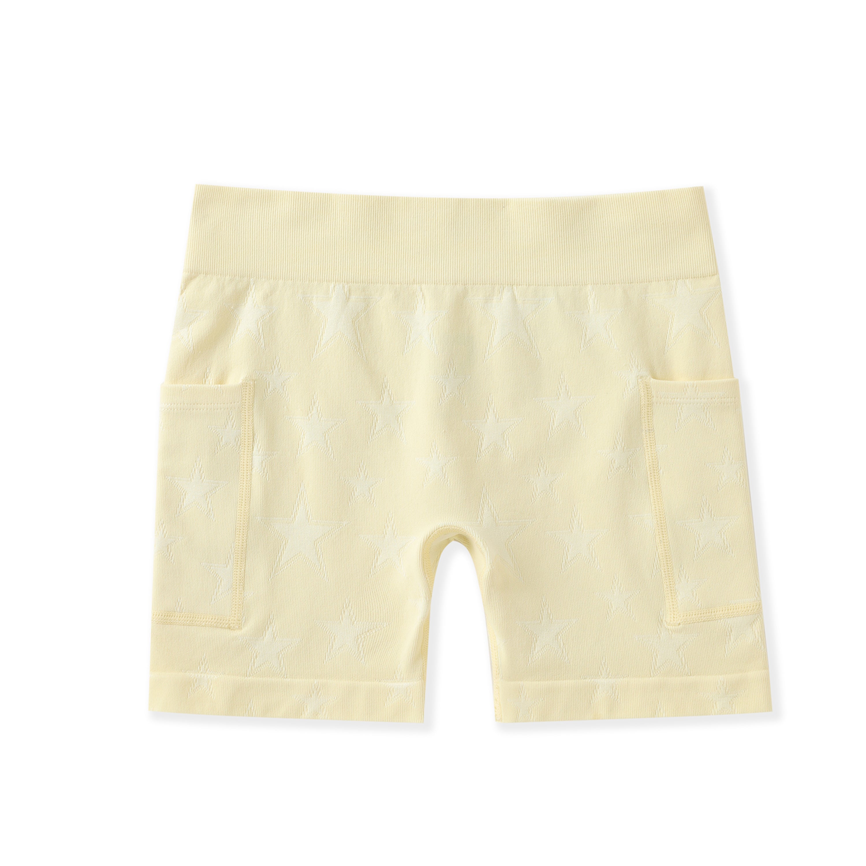FlipZy - Yellow Yoga Tee and Shorts Set