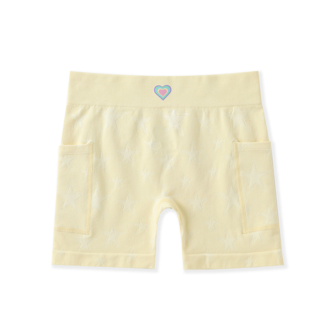 FlipZy - Yellow Yoga Tee and Shorts Set