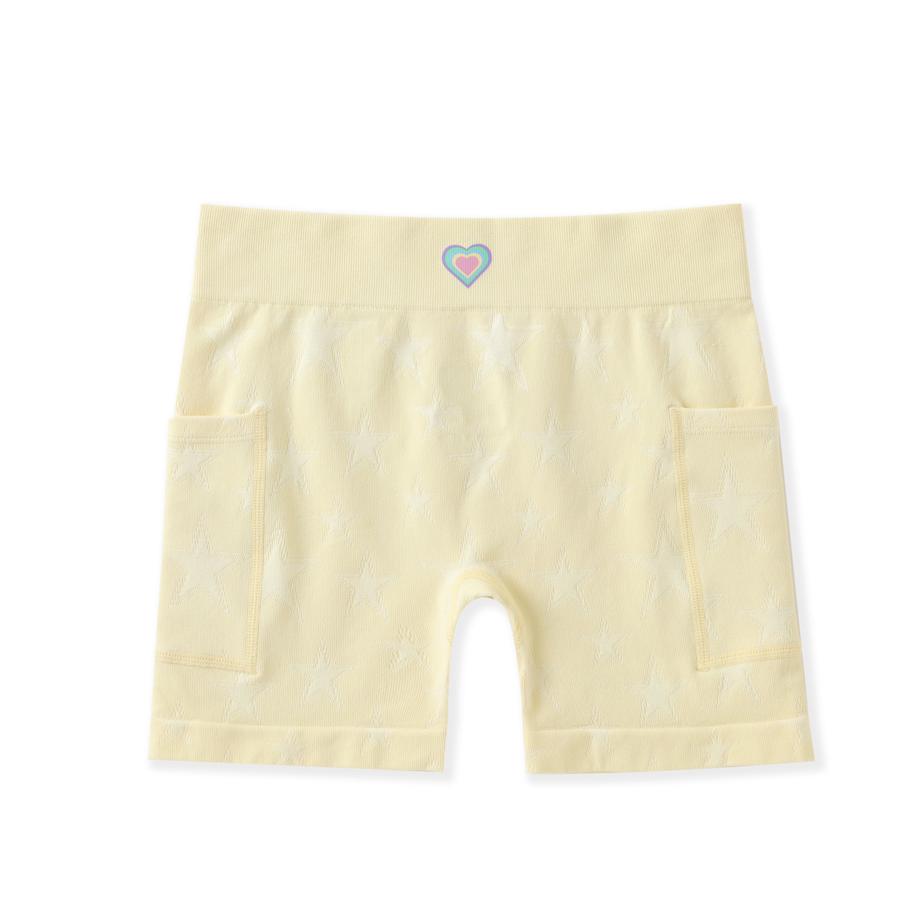 FlipZy - Yellow Yoga Tee and Shorts Set