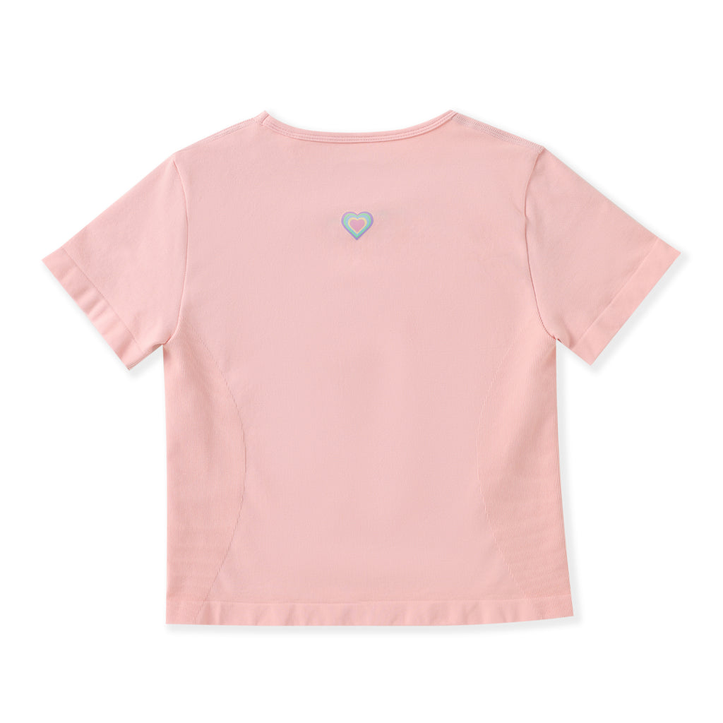 FlipZy - Pink Yoga Tee and Shorts Set