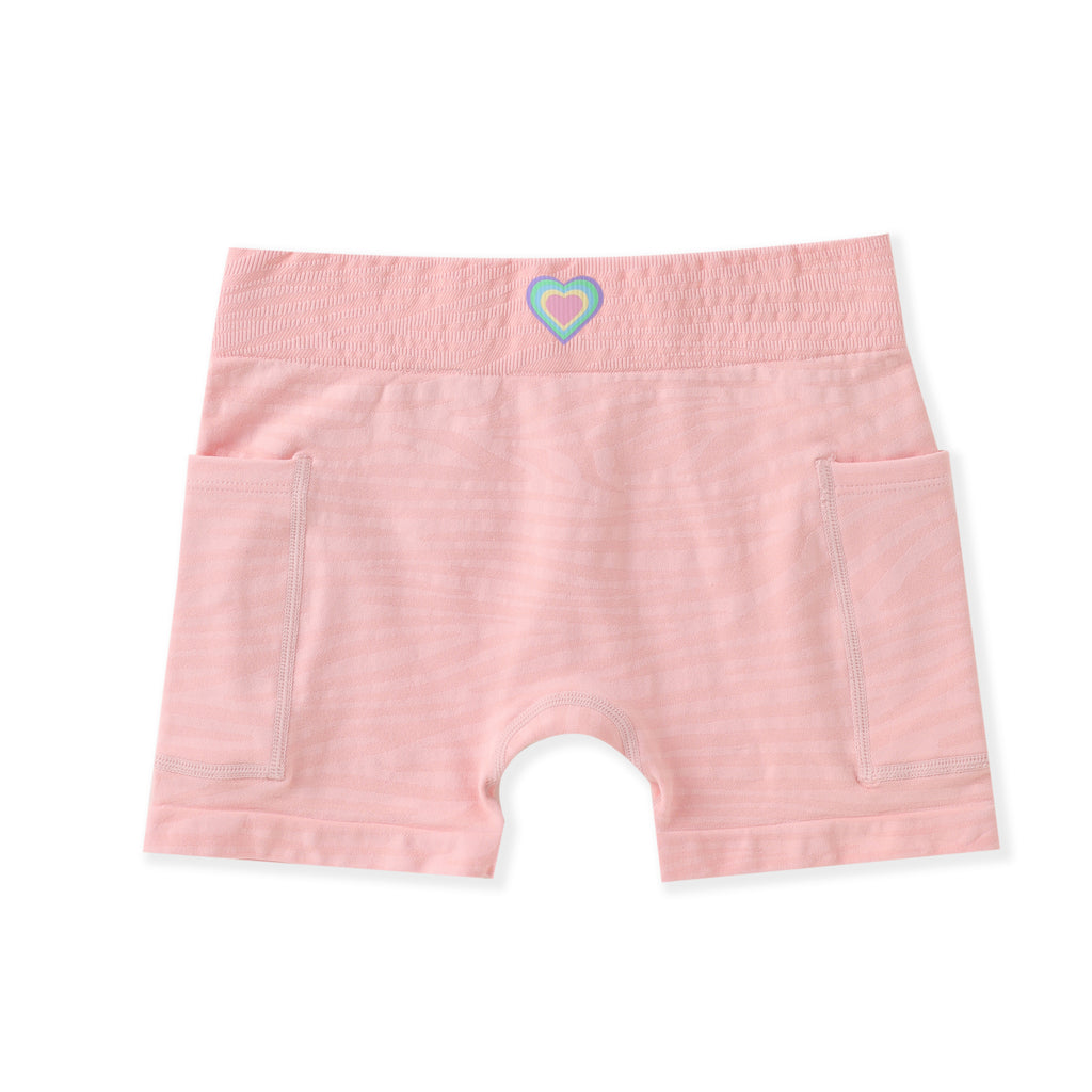 FlipZy - Peach Yoga Tee and Shorts Set