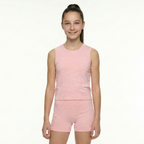 FlipZy - Peach Yoga Tee and Shorts Set